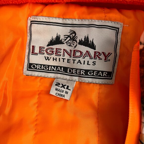 Legendary Whitetails Big Game Snow Camo Insulated Hooded Hunting Jacket 2XL - Picture 7 of 12